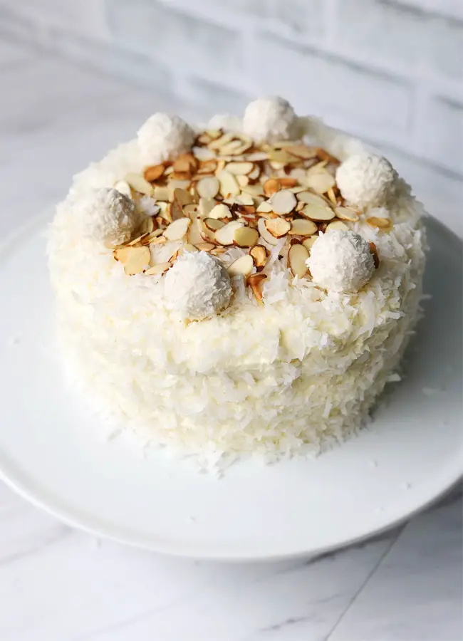 eggless ferrero rocher cake - Bake with Shivesh
