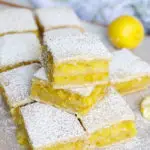Non-Traditional Lemon Bars (Eggless)