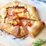 Peach and Rosemary Galette