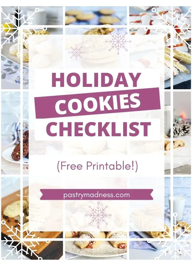 Holiday Cookies Checklist (Free Printable!) site_title