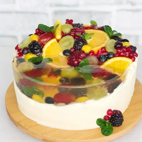 Rainbow Fruit Cake Recipe - Momsdish