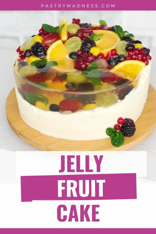 Beautiful Jelly Fruits Cake - YouTube | Jelly cake, Fresh fruit cake, Cake  decorating tips