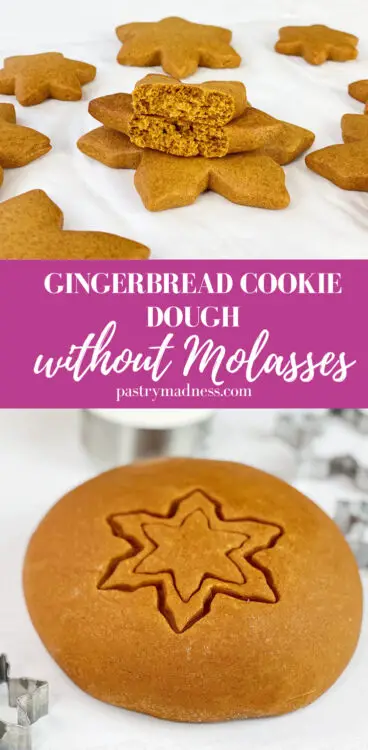 Gingerbread Cookie Dough Pinterest Pin