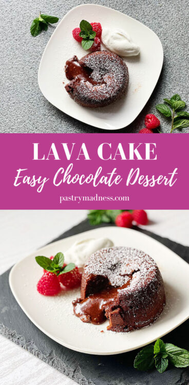 Lava Cake Pinterest Pin