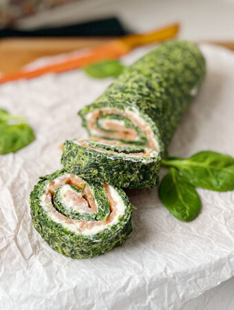 Salmon Spinach Roll