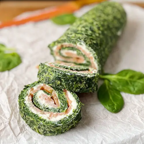 Healthy Appetizer – Salmon Spinach Roll | Pastry Madness
